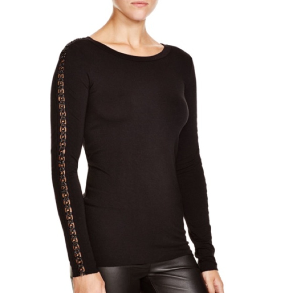 Bailey 44 Houston Chain Sleeve Top